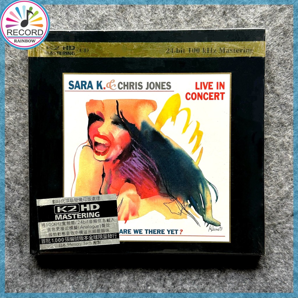 Sara K. Chris Jones Live In Concert: Are We There Yet K2HD Original CD Album Sealed Brand New CL