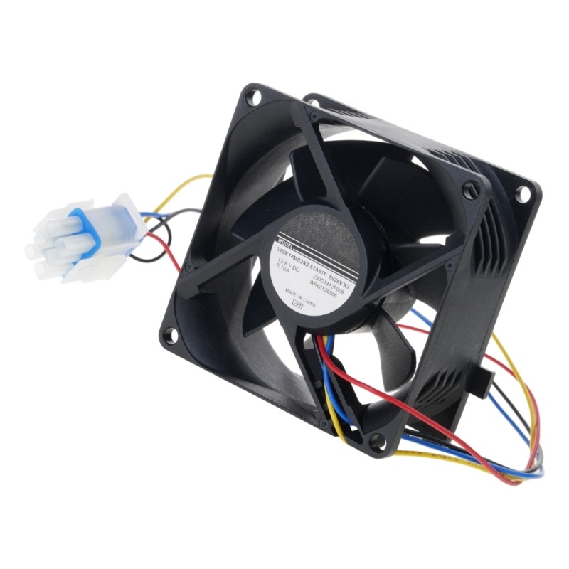 Kiss WR60X26866 มอเตอร์พัดลมระบายความร้อนตู้เย็น 13 6V 0 16A เปลี่ยนโลหะ