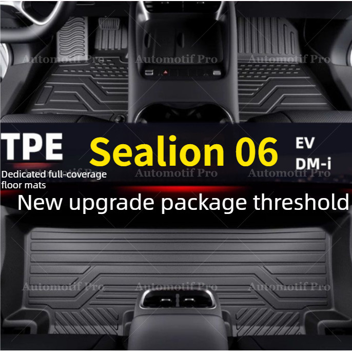 TPE Full Coverage สําหรับ 2025-26 BYD Sealion 5/6 (BYD Sealion 06 EV / DM-i) กันน้ํารถชั้น Liner