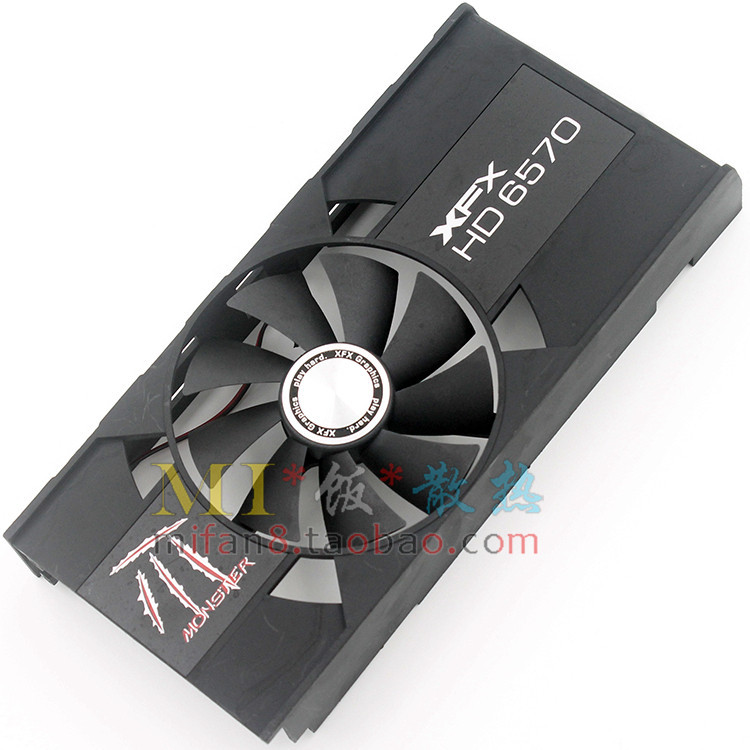 [หม้อน้ําขายร้อน] XFX ดูข้อความ HD6570/7750/HD7770/7850/Magic General Demon God กราฟิกการ์ดพัดลมระบา