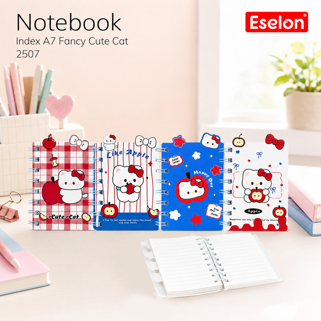 A7 SPIRAL NOTEBOOK / A7 SPIRAL CHARACTER DIARY NOTEBOOK