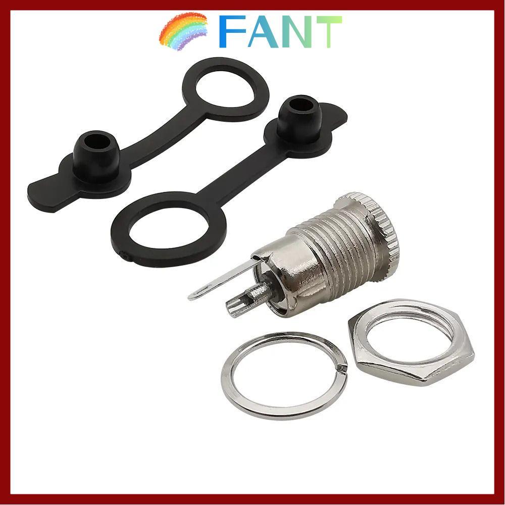 FANT DC Jack Adapter, แจ็คซ็อกเก็ตหญิง DC โลหะคุณภาพสูง, 5.5 x 2.1 มม.ทนทาน DC-099 DC-099 ปลั๊กไฟ