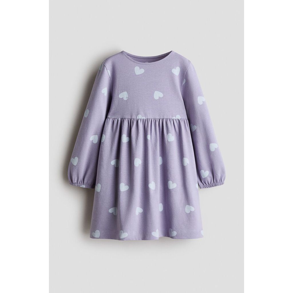 H&M(เอชแอนด์เอ็ม) เดรสผ้าฝ้ายพิมพ์ลาย เด็กหญิง 1344462_2