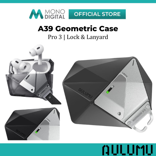 AULUMU A39 Geometric เคสป้องกันสําหรับ Pro 3 Lock & Lanyard Case
