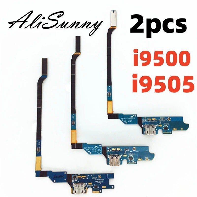 JDT 2 ชิ้นชาร์จ Flex สําหรับ SamSung Galaxy S4 i9500 i9505 Charger พอร์ต USB Dock Connector อะไหล่ซ่