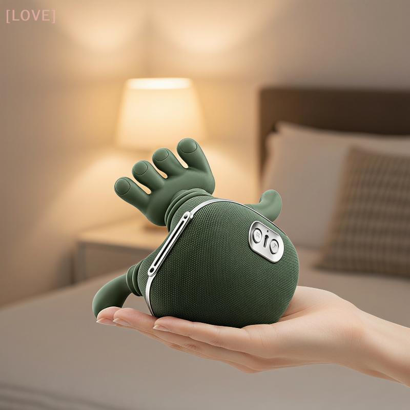 [LOVE] เครื่องนวดไหล่ Ne ไฟฟ้าพร้อมความร้อน 4D Bionic Fingers อุปกรณ์นวดแบบพกพาสําหรับใช้ในบ้านเดินท