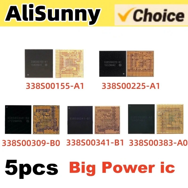 JDT 5pcs 338S00383 338S00341 Big Power iC สําหรับ XR XS Max 7 8 PMU Pmic Fix อะไหล่ 338S00309 338S00