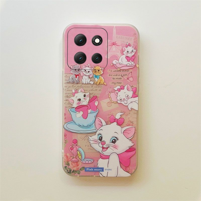 ✨ร้านแนะนํา✨เหมาะสําหรับ Motorola X70AirPro เคสโทรศัพท์ Fortune Pink Cat Fresh Premium Shock-proof L