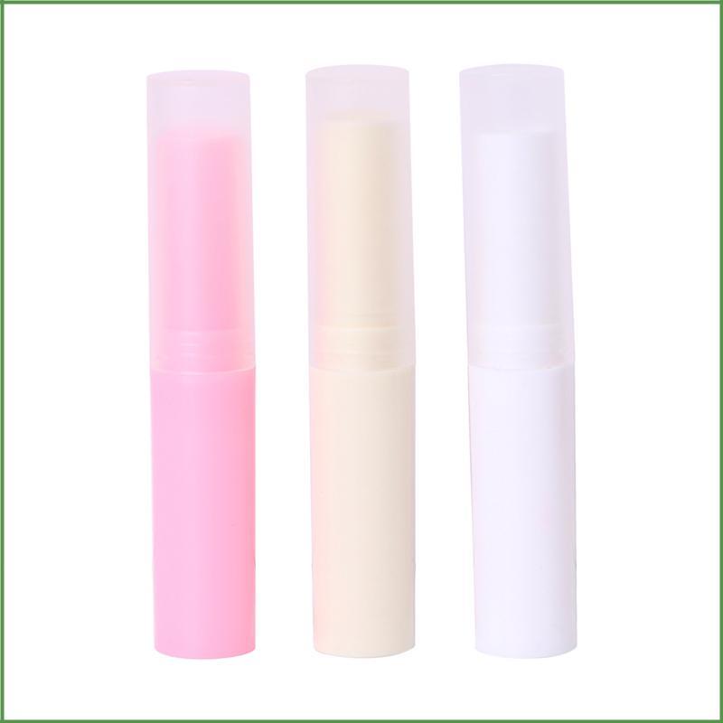 BON เครื่องสําอางลิปสติกที่ว่างเปล่าลิปบาล์มพลาสติกคอนเทนเนอร์แต่งหน้าตัวอย่างหลอดหมวก 4g D