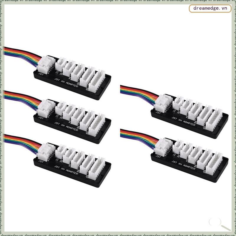 [dreamedge] 5PCS 2-6S LiPo เครื่องชาร์จแบตเตอรี่ BALANCE BOARD XH Board BALANCE ขยายอะแดปเตอร์ชาร์จส