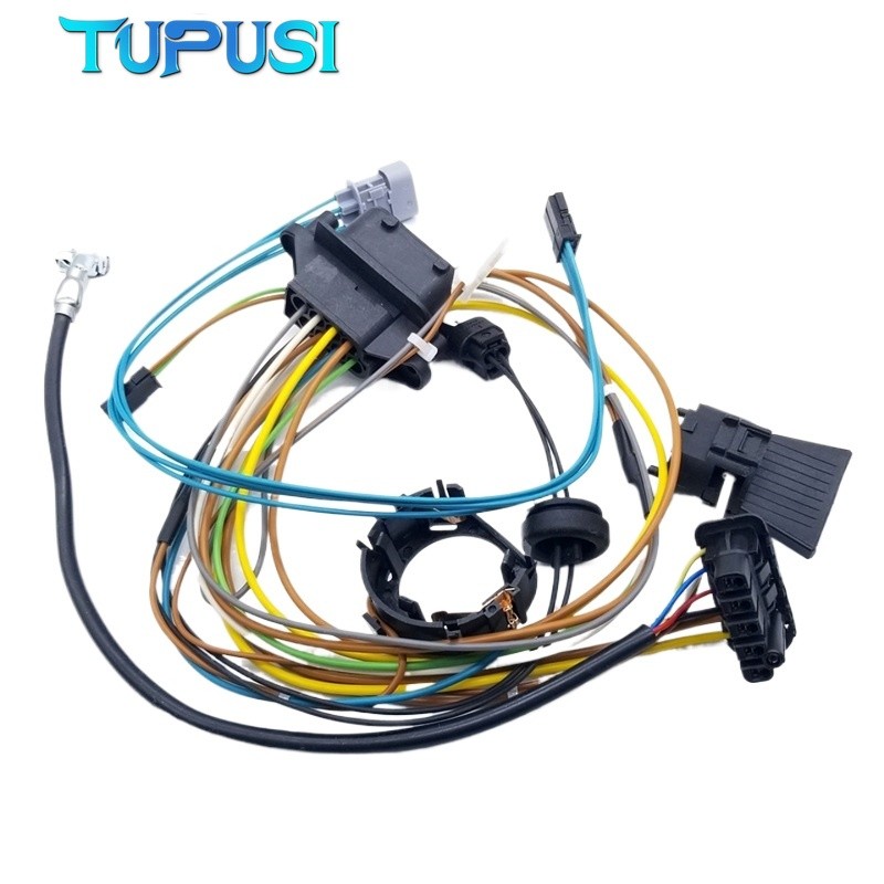 พรีเมี่ยมไฟหน้าสายไฟภายในสําหรับ BMW 5 Serises E60 E61 2003-2007 ไฟหน้าสายไฟภายในสายรัดปลั๊ก