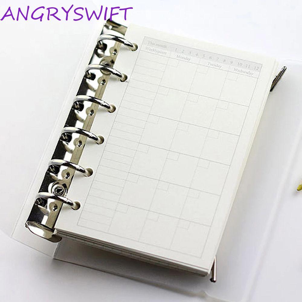 ANGRYSWIFT Notebook Refill Student Stationery To do List Daily Planner 45 แผ่น Line Dot Loose Leaf ห
