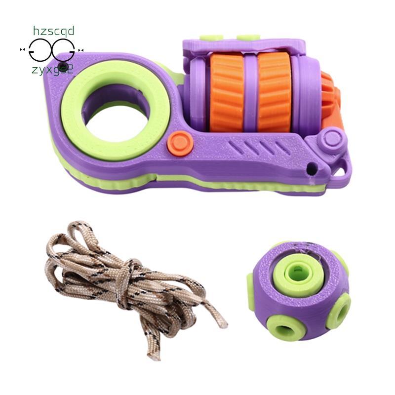 {yueynntht}Fidget Ring Fidget Toy Plastic Fashion Fun Stress Relief Fidget Slider ของขวัญเล่นเกมหลาย
