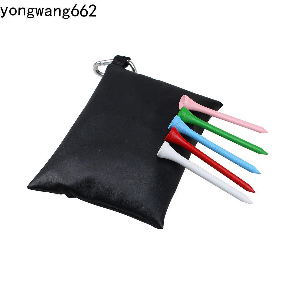NORYX Golf Tee Holder Bag Leather Mini Golf Ball Tee Storage Pouch Storage Bag Golf Accessories Golf