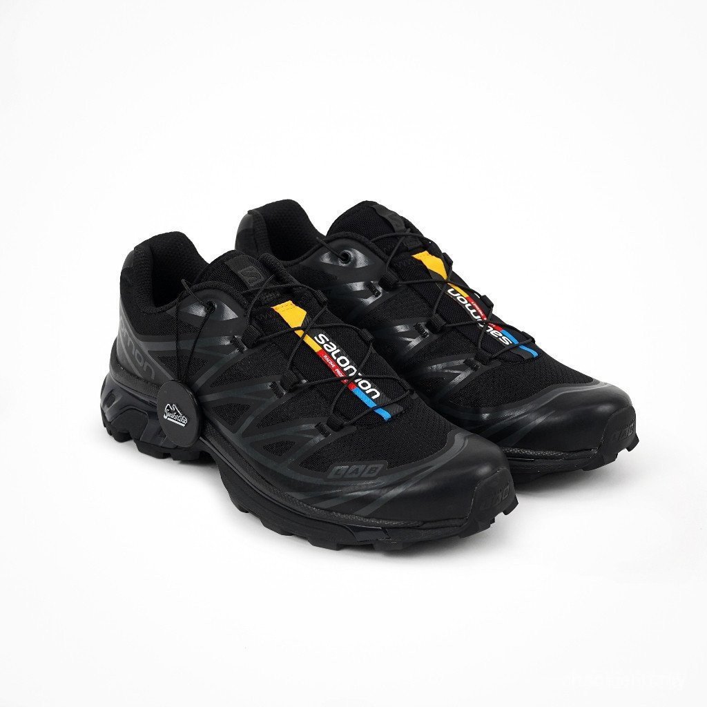 2026 รองเท้าผ้าใบผู้ชายระดับไฮเอนด์ Original Salomon xt6 TJTE DWO1 สีดําล้วน L47H 0G6Q