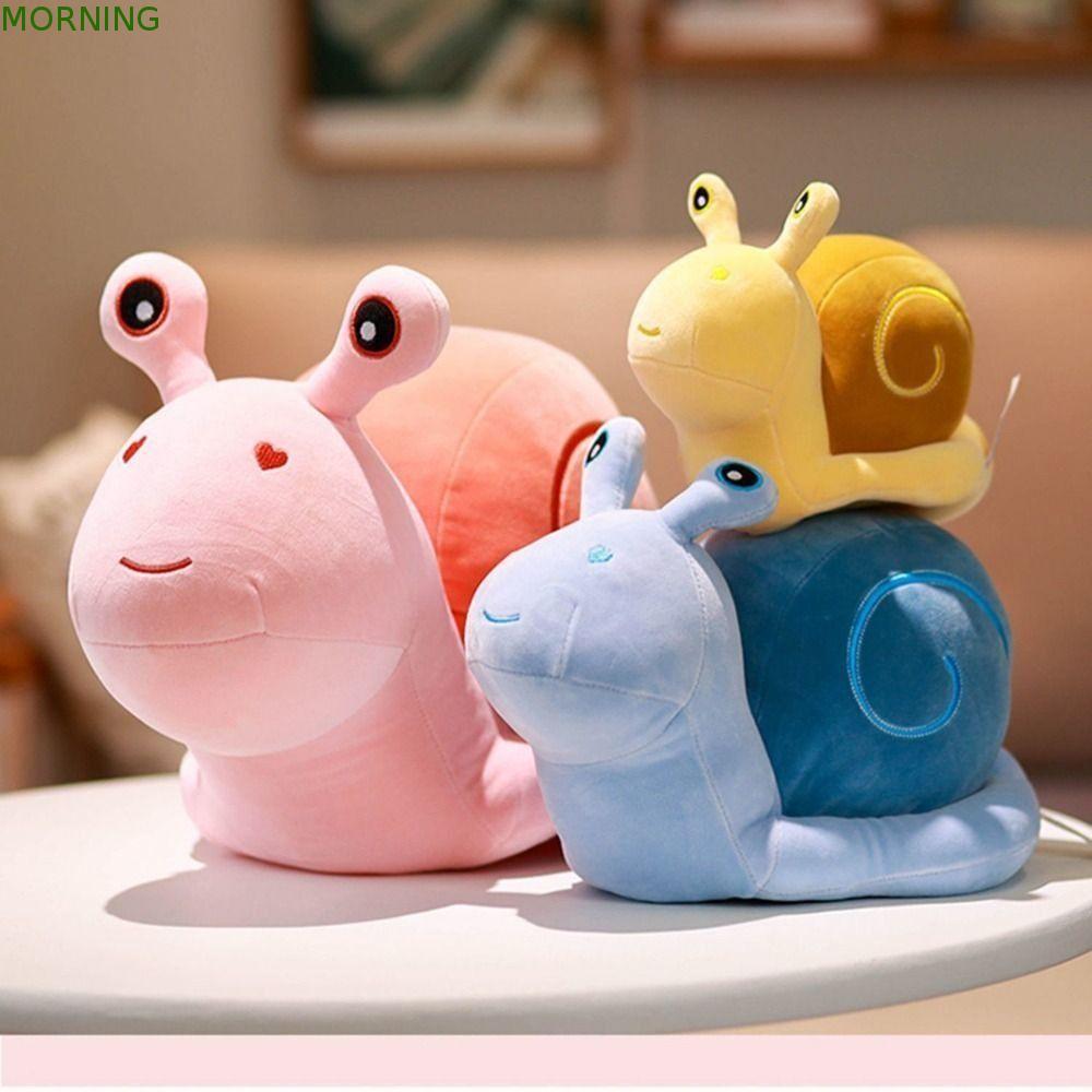 MORNING Snails ของเล่นตุ๊กตามาพร้อมกับของเล่นโซฟาเบาะ Sleep หมอนนุ่มของเล่นตกแต่งบ้านเด็กของขวัญสัตว