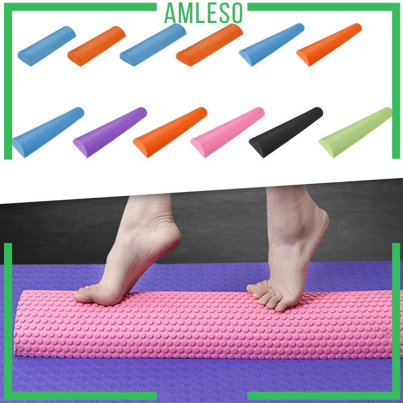 [Amleso] Eva Half Foam Roller Foam Half Roller Massage, Light Half Brunder Foam Roller Half Roller F