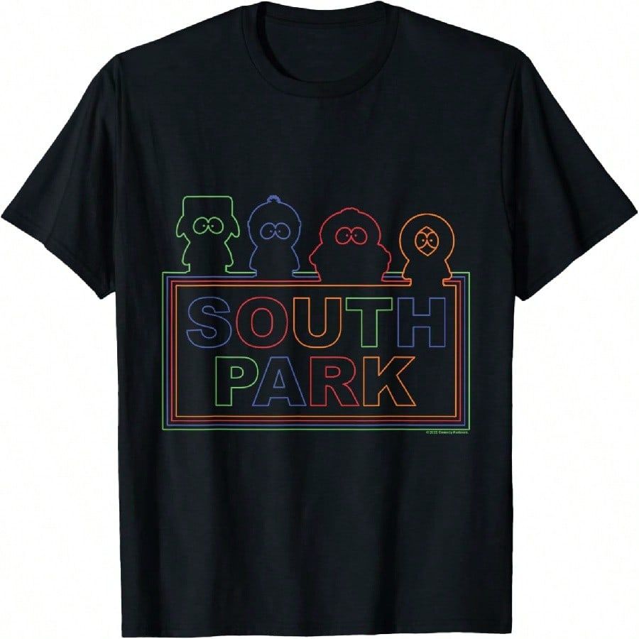 South Park - เสื้อยืด Outline South Park