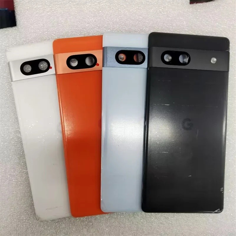 สําหรับ Google Pixel 7A ประตูด้านหลังด้านหลังสําหรับ Google Pixel 7a ด้านหลังแบตเตอรี่ประตูกระจกกล้อ