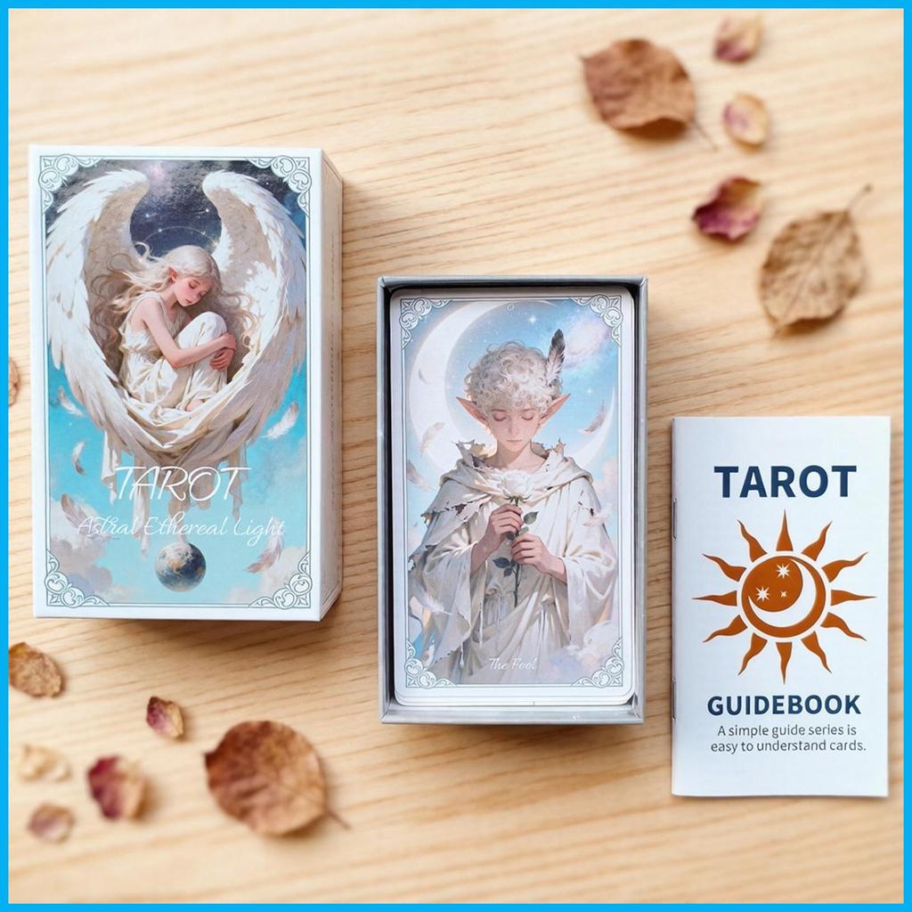 Angel Oracle การ์ด Angel Spiritual Collectible Fortune บอกของเล่น 78 ชิ้น Spirit Guide ชุดไพ่ทาโรต์ส