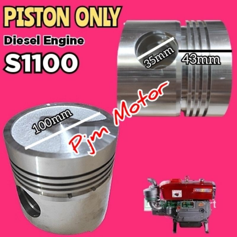 MESIN ลูกสูบ เครื่องยนต์ดีเซล S1100 Dongfeng 16Pk s 1100