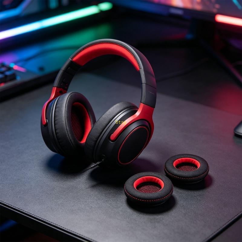 Btsg หูฟังแผ่นรองหูฟังแผ่นรองหูฟังสําหรับ HECATE G4PRO ชุดหูฟัง Earmuffs