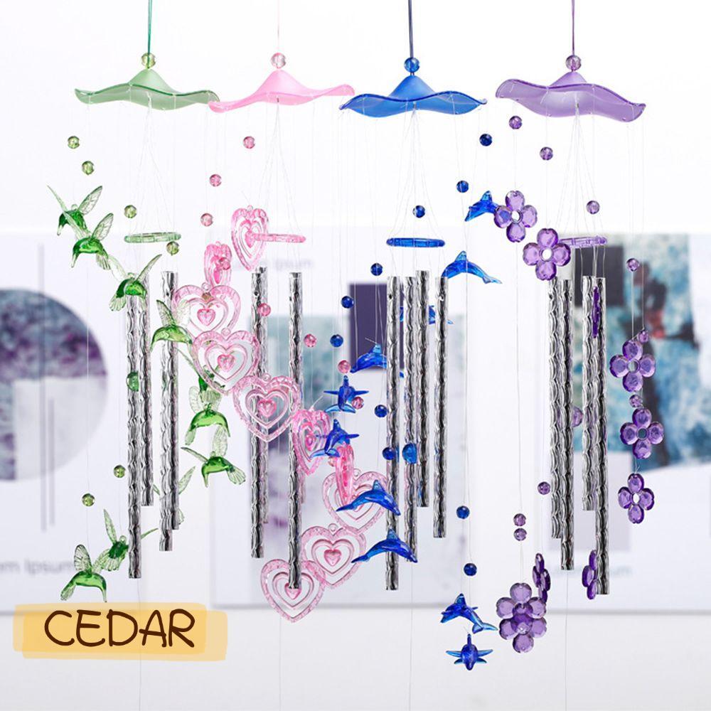 CEDAR  กระดิ่งลม สร้างสรรค์ สวนบ้าน ในร่มกลางแจ้ง จี้ห้อยคอ