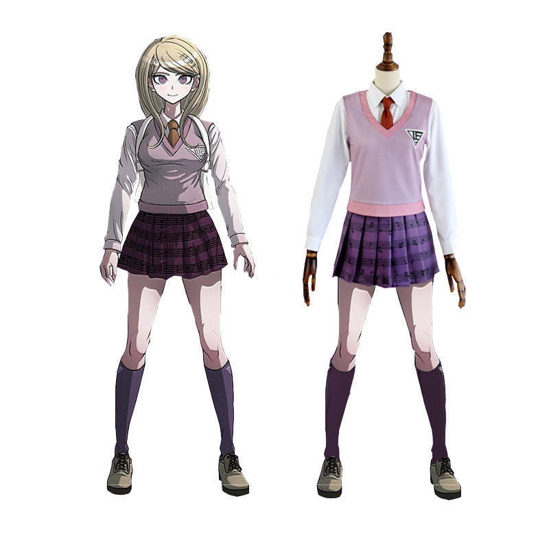 ชุดคอสเพลย์ Kaede Akamatsu ใหม่ - Danganronpa V3 N5E6