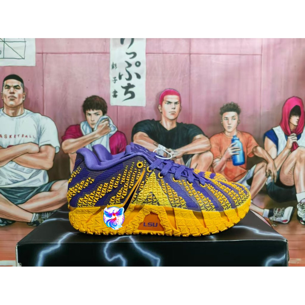 [คลังสินค้าพร้อมจัดส่งฟรี]Company Grade Ja 3 Morante 3 Anti-Slip Wear-Resistant Sports Shoes Shock A