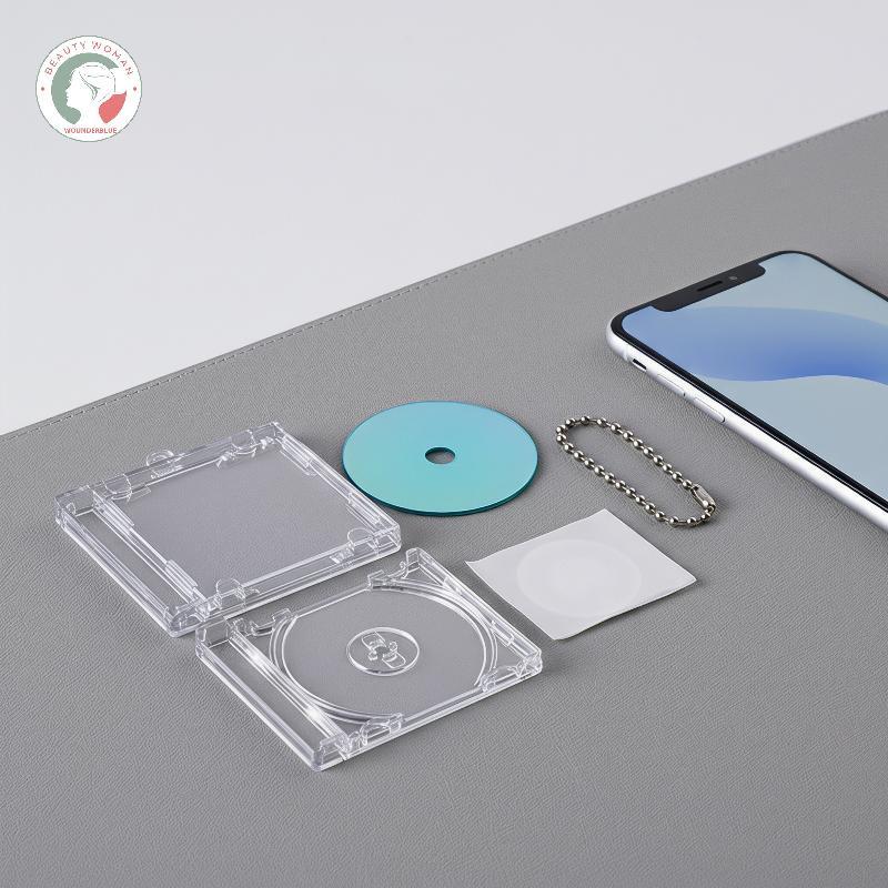 [OU] NFC DIY nk Album Keychain Mini CD Case Pendant for Bapa TH