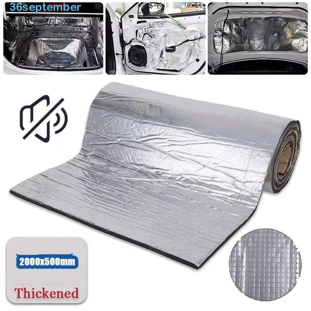 SPEPEMBER แผ่นกันเสียงรถยนต์,ความร้อน 2000x500mmx50mm Acoustic Thermal Mat,Proofing Acoustic Sound D