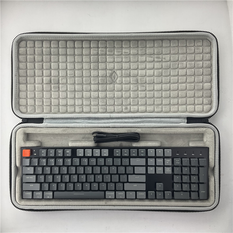 เหมาะสําหรับ Keychron K1/K5/K5 Pro/K5 Max คีย์บอร์ดป้องกันกระเป๋าเปลือกแข็งกล่องกล่อง