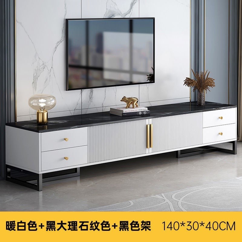 Nordic Style Light Console Modern Simple Living Room Household Small Family Tea Table TV or Cabinet
