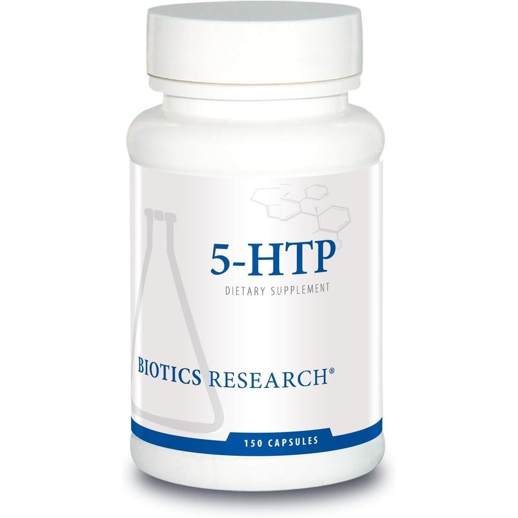 BIOTICS RESEARCH 5HTP 50mg ส่งเสริมการสมอง สุขภาพ อารมณ์ผ่อนคลาย 150 แคปซูล