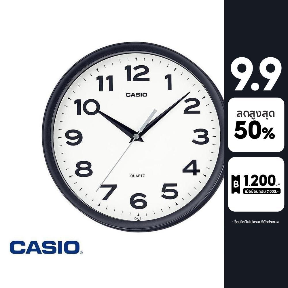 CASIO นาฬิกาแขวนผนัง รุ่น IQ-151-1DF สีดำ