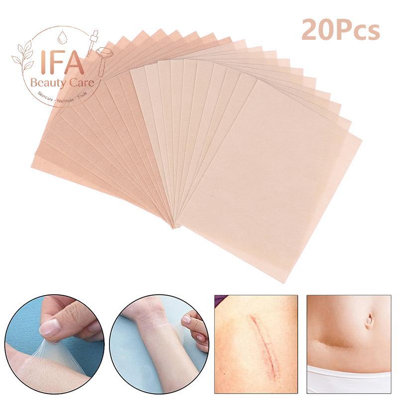 IFA 20pcs กันน้ํา Tattoo Flaw ปกปิดเทป Full Cover คอนซีลเลอร์ Stier Body Arm ปกปิดชั่วคราว Tattoos S