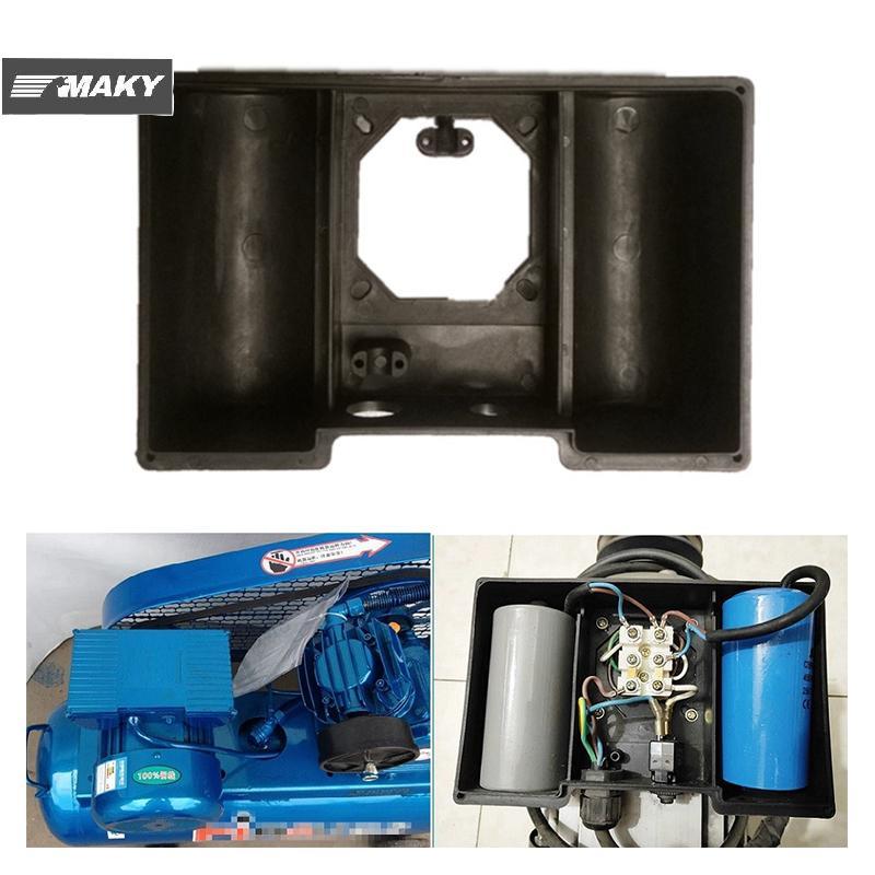 [MAKY] Electric Airpressor Capacitor Box Junction Box Motor Junction Box Single-phase Air Pump Plast