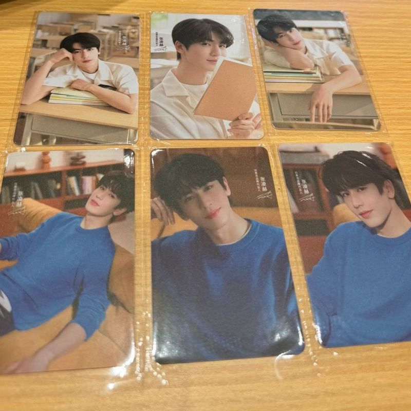 【พร้อมส่ง】belle x zhang linghe Zhang Linghe Zhang Linghe Ramen Fan Qixi Festival Limited Photocard เ