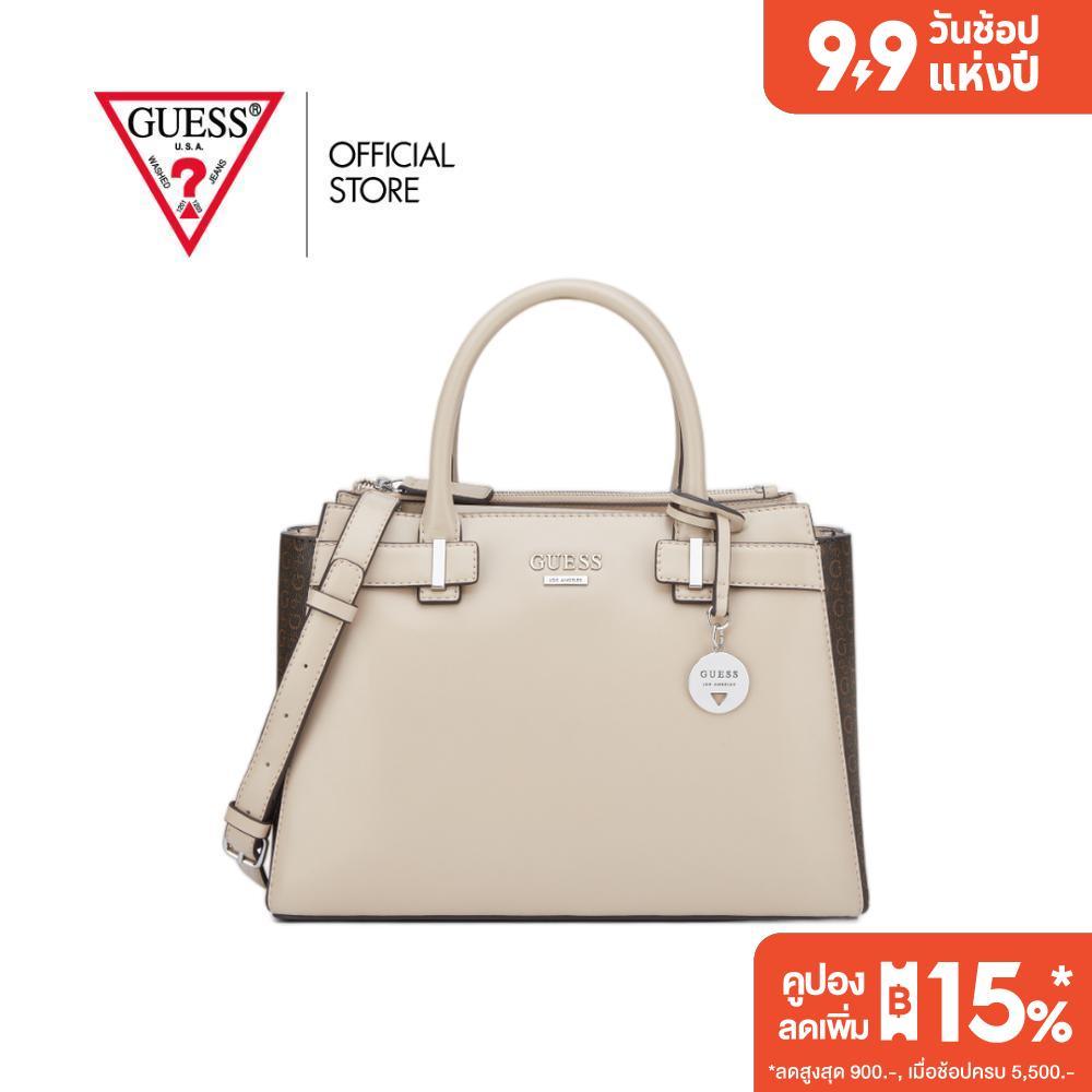 กระเป๋า Guess รุ่น LE432706 REENA SATCHEL สีเบจ
