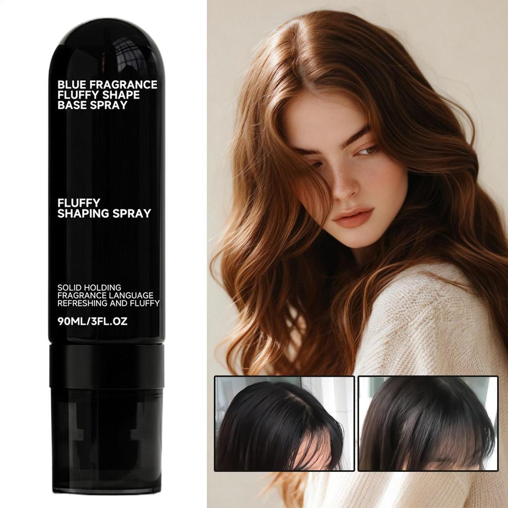 Hair Shaping Spray 90ml Long-Lasting Refreshing Natural Look Hair Texture Setting Spray for Home Vac