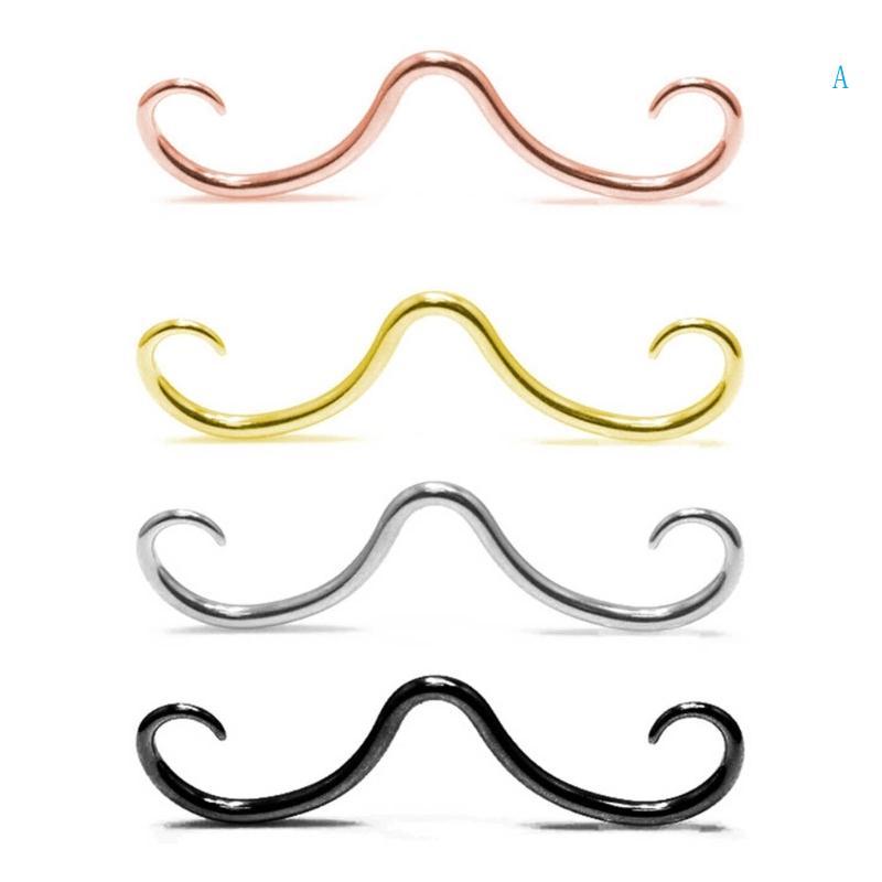 Hold Septum Piercing Moustache แหวนจมูก Septum Piercing Hanger เครื่องประดับร่างกายแฟชั่น
