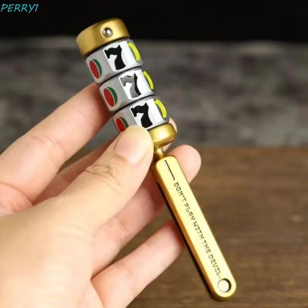 PERRY Fidget Toy, Fruit Grand Portable Fidget Spinner, Hand Spinner โลหะแบบพกพาสําหรับผู้ใหญ่