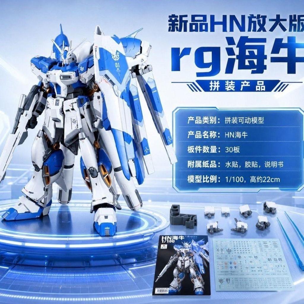 [คลังสินค้าพร้อม] HN รุ่นขยาย rg Manatee 1: 100 Scale Assembly Model Movable Water Delivery Sticker