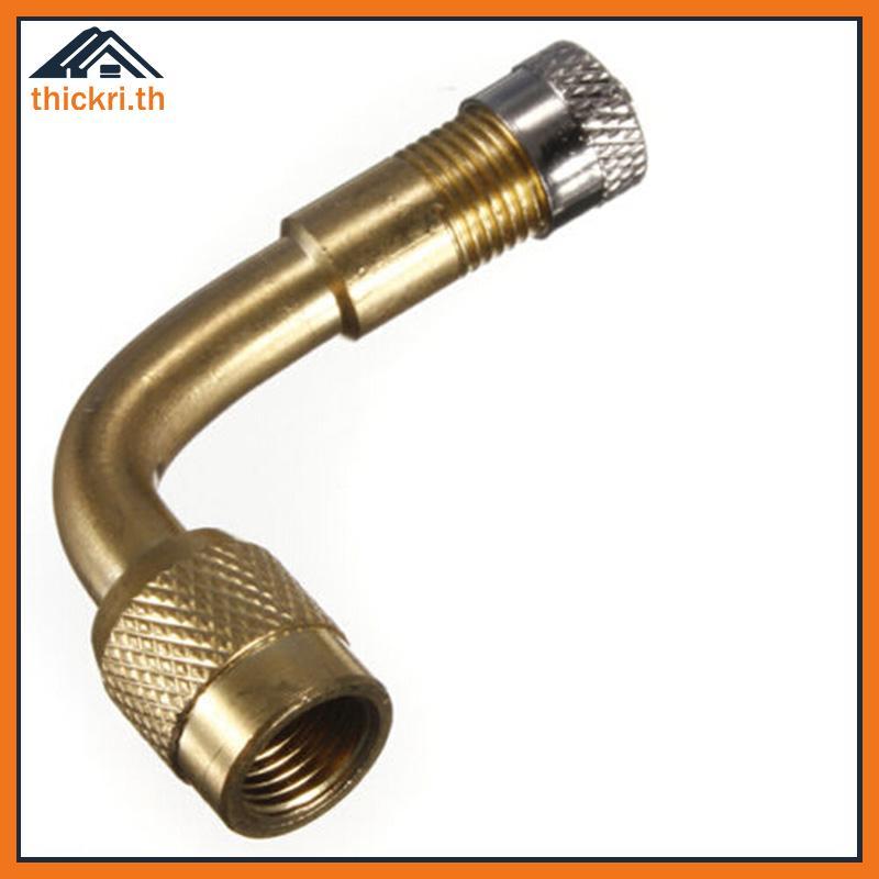 TT 1PC รถจักรยานยนต์ MOTORBIKE TIRE วาล์ว EXTENSION ADAPTER 90 DEGREE ANGLE รถจักรยาน PL