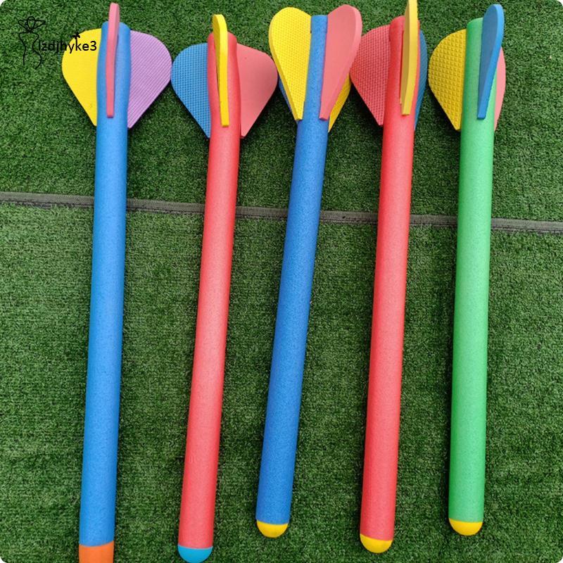 [lzdjhyke3] น้ําหนักเบาฝึกขว้าง Javelin ด้านหลัง Fins โฟมนุ่ม Javelin ปลอดภัยของเล่นกีฬาโยนง่ายสําหร