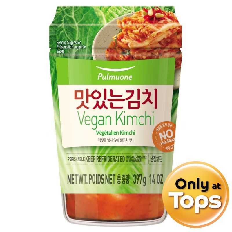 พูลมูวอนกิมจิมังสวิรัติ 397กรัม Pulmuone Vegan Kimchi 397g.