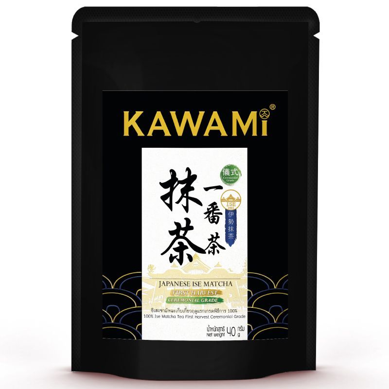 คาวามิอิเสะมัทฉะเกรดพิธีการ 40กรัม Kawami Ise Matcha Ceremonial Grade 40g.
