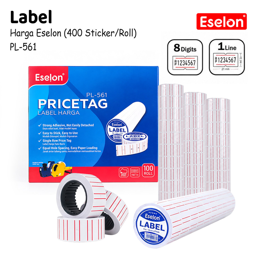 ECHELON PRICE LABEL 400PC/ROLL (PL-561)
