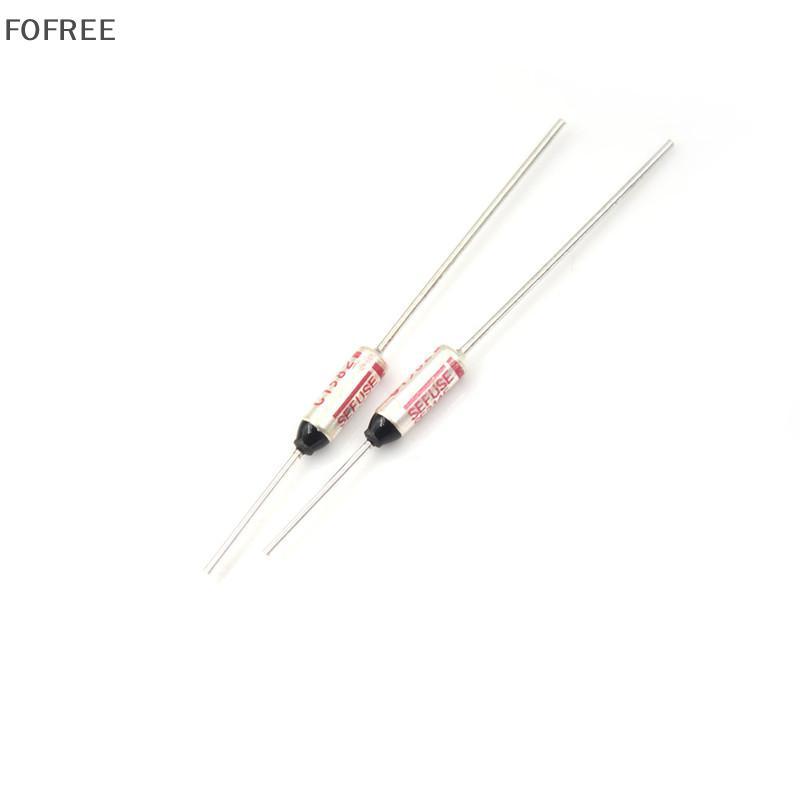 FOFREE 5 ชิ้น SF214E Sefuse Cutoffs ฟิวส์ความร้อน 216°C 216 องศาเซลเซียส 10A 250V DDC