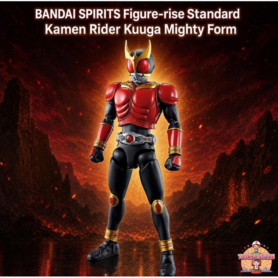 BANDAI SPIRITS Figure-rise Standard Kamen Rider Kuuga Mighty Form [Direct from Japan]